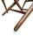 Walnut Directors Chair Folding New Canvas Seat For Sale - Image 11 of 12