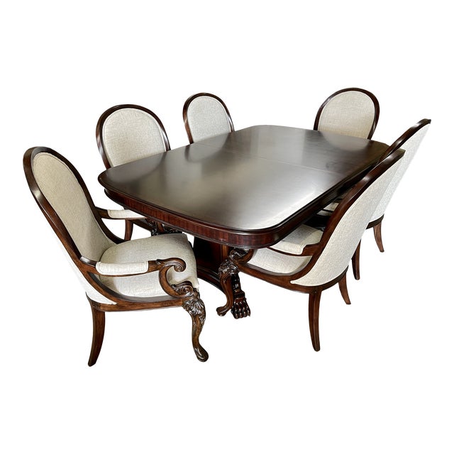 Thomasville Furniture Brompton Hall Regal Mahogany Dining Table N Chair