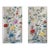 24" *48", a Pair of Hand-Painted Silk Chinoiserie Wall Art For Sale