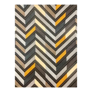 Brentano Pandora Minotaur Black Mustard Teal Cream Chevron Velvet Water & Stain Resistant Upholstery Fabric