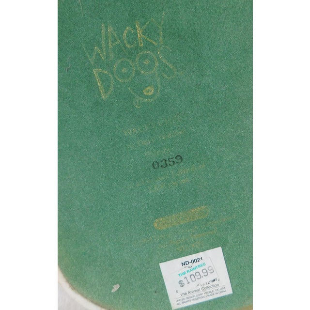 Vintage Limited Edition Whimsical Chef Beagle Dog Kitchen Utensil Holder For Sale - Image 12 of 13