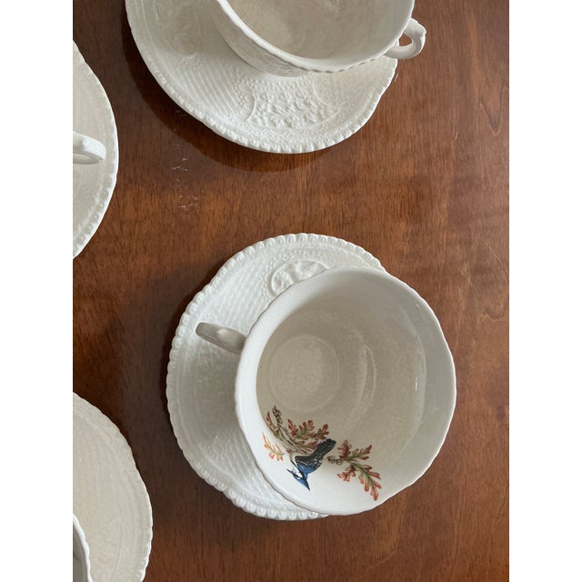 1970s 1970s Tea Cups and Saucers From the Aviary Collection by Royal Cauldon - 16 pcs For Sale - Image 5 of 11