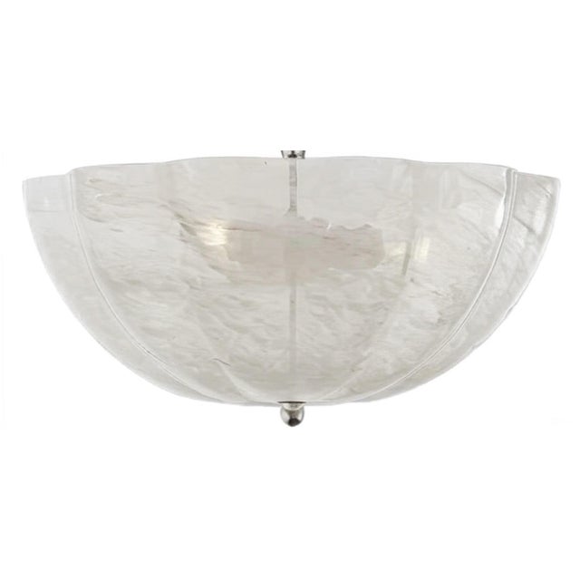 The Visual Comfort Rosehill Semi-Flush ceiling light by AERIN exudes a subtle, feminine grace. Its minimalist design pairs...