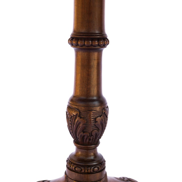 Wood Pair William Iv Solid Mahogany Wine Tables, One Board Tops, English, Ca. 1840 For Sale - Image 7 of 9