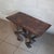 African Table in Carved Wood with Tribal Sculpture For Sale - Image 12 of 16