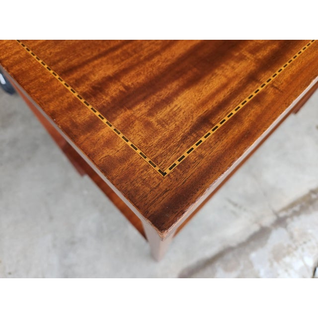 Lovely antique mahogany console table in the Edwardian style, in the manner of pieces produced by Maple & Co.....very nice...