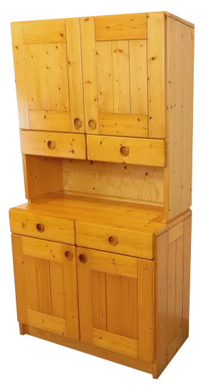 Vintage Pine Les Arcs Storage Unit by Charlotte Perriand, 1960s