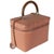 Contemporary Pink Quilted Lambskin Knock On Wood Vanity Case For Sale - Image 3 of 9