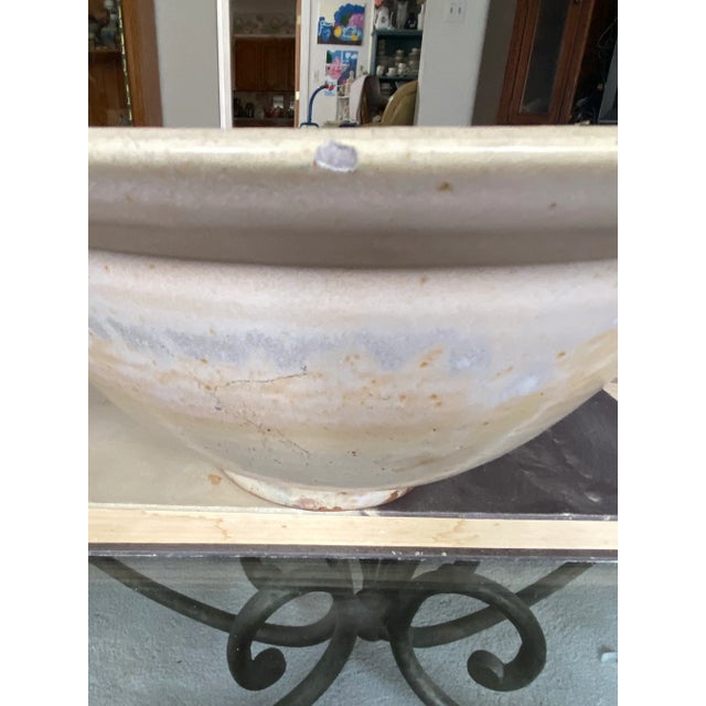 Susan Anderson 1993 Studio Pottery Hand Painted Huge Bowl For Sale - Image 10 of 10