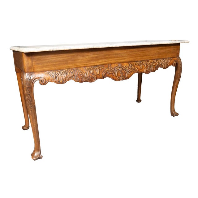 Irish Georgian Mahogany Console Table For Sale - Image 4 of 12