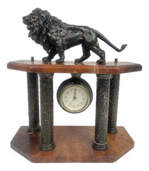 Liberty Clock in Red Marble, 1920s