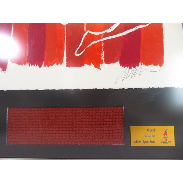 Arman Fernandez ~ Paintbrush Strokes ~ 1996 Atlanta Olympics ~ Materic Lithograph Signed Art For Sale - Image 4 of 18