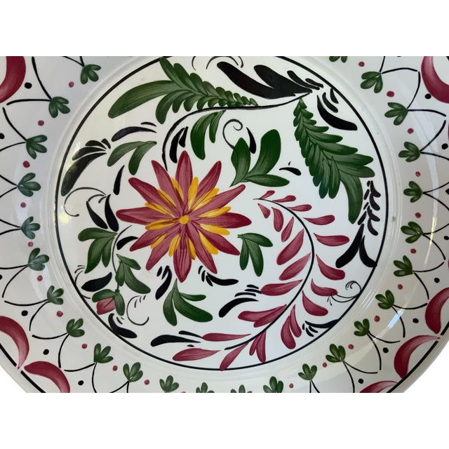 Rare Vintage Portmeirion "Welsh Dresser" 12-Inch Chop Plate Round Serving Platter&nbsp; Made in England 1992-2000. Approx....