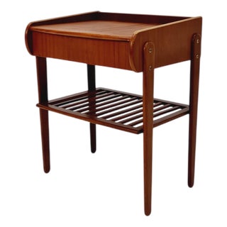 Mid-Century Danish Teak Nightstand by Gunni Omann, 1960s For Sale