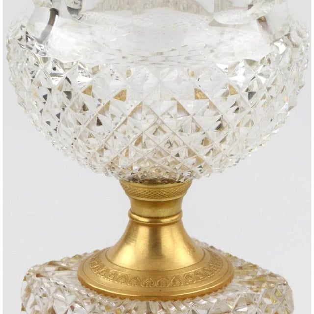Napoleon III Crystal Vase, France, 19th Century For Sale - Image 5 of 7