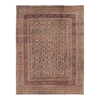 Antique 20th Century Doroksh Rug in Jewel Tones With Paisley Design - Rug & Kilim For Sale
