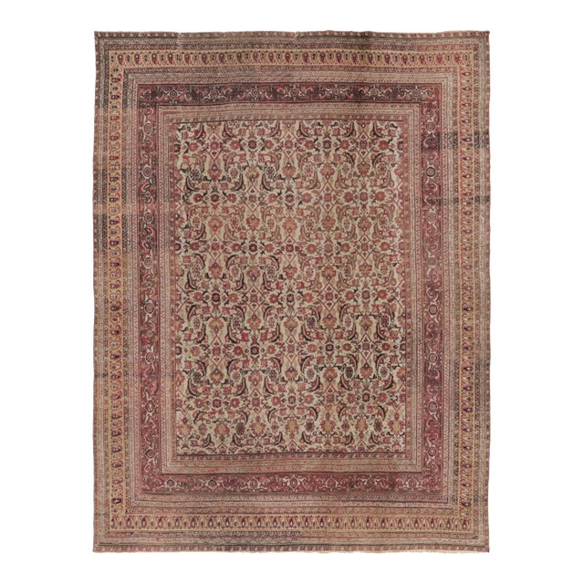 Antique 20th Century Doroksh Rug in Jewel Tones With Paisley Design - Rug & Kilim For Sale