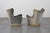 Mid-Century Green-Gray Velvet Armchairs attributed to G. Veronesi for ISA, Italy, 1950s, Set of 2 For Sale - Image 4 of 18