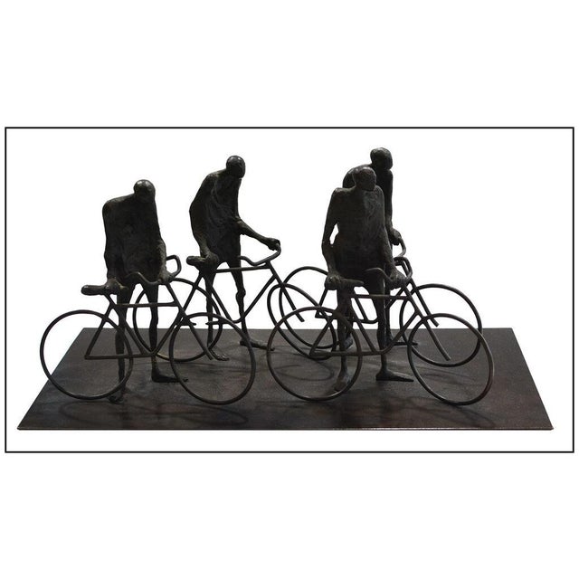 Contemporary 1960s Ancient Bikers, Cornelis Zitman For Sale - Image 3 of 4