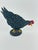 1990s Cast Iron Polka Dot Rooster Figurine For Sale - Image 5 of 5
