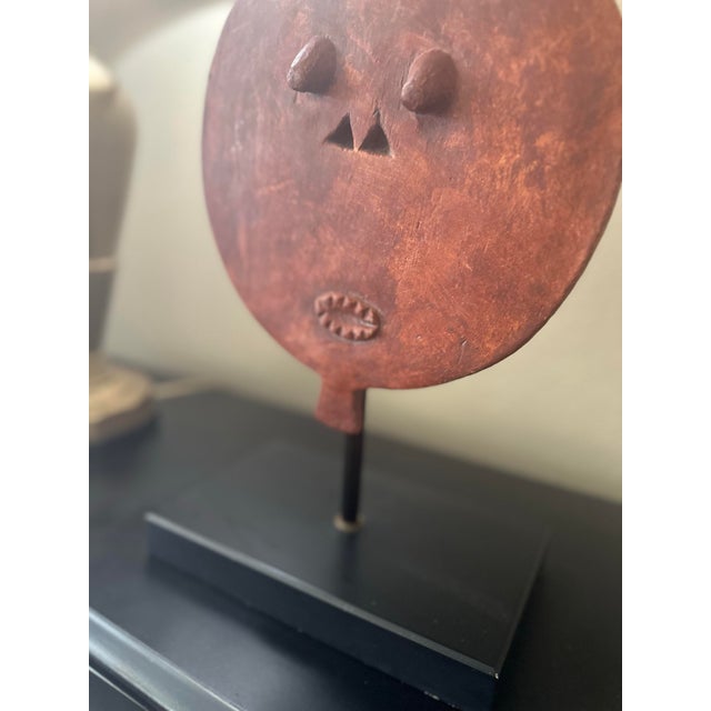 Tribal Mask Sculpture For Sale In Dallas - Image 6 of 7
