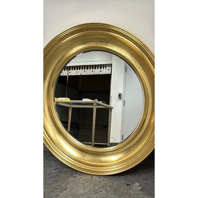 2010s Roche Bobois Clara Gold Mirror, 40 Inches For Sale - Image 5 of 12