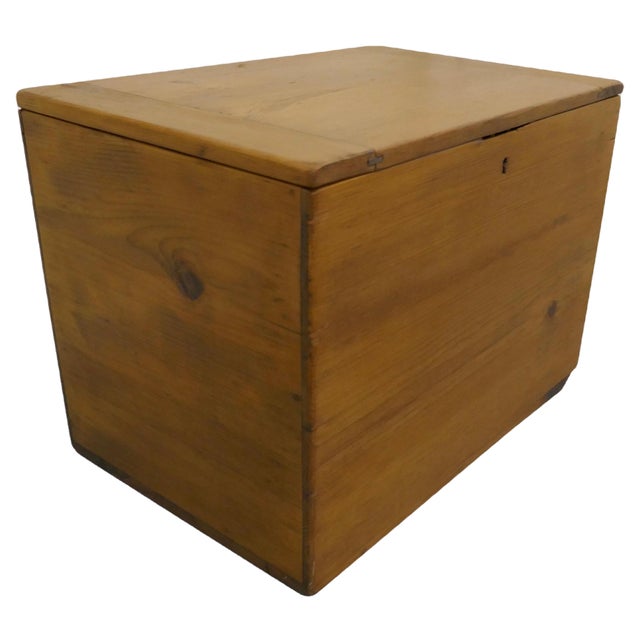 Small Victorian Pine Stationary Box, 1880s For Sale