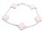 18k White Gold 5-Motif Pink Opal Vintage Alhambra Bracelet by Van Cleef & Arples. *This bracelet comes with Van Cleef &...