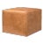 Jamie Young Ottoman in Tan Leather, Large For Sale