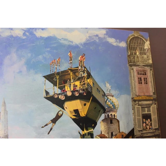 Jacques Deal, Lively City Scene, 1980s, Oil Painting For Sale - Image 4 of 9