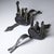 French Castle Wrought Iron Candle Sconces, Set of 2 For Sale - Image 11 of 11