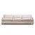 Baker Furniture Yves Sofa This sofa measures: 96.5 wide x 33 deep x 29 inches high, with a seat height of 18 and arm...