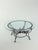 Vintage Italian Regency-Style Round Metal & Glass Coffee Table For Sale - Image 4 of 9