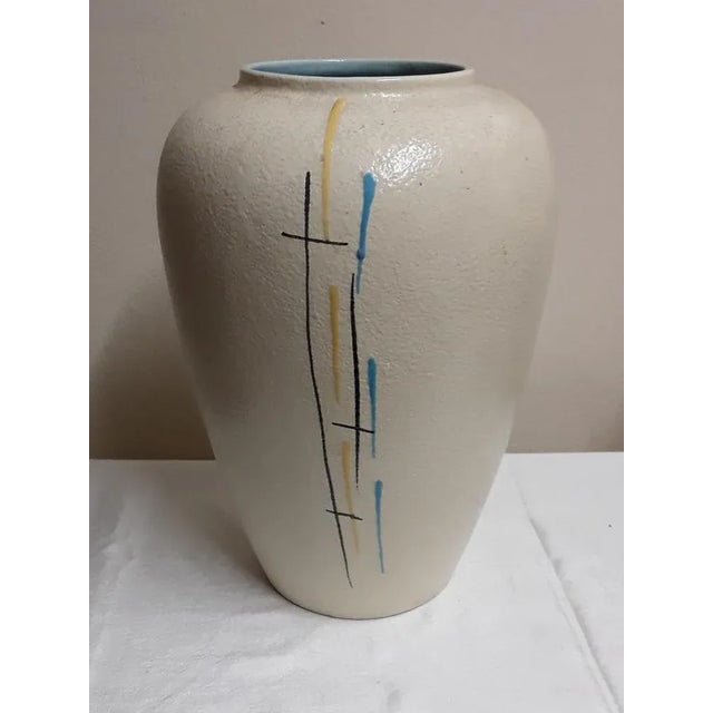 Vintage German Ceramic Vase from Scheurich, 1960s For Sale - Image 6 of 6