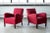 Pair of Danish 1950s Lounge Chairs in Red Wool in the Style of Fritz Hansen For Sale - Image 9 of 9