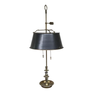French Empire Style Brass Bouillotte Table Lamp