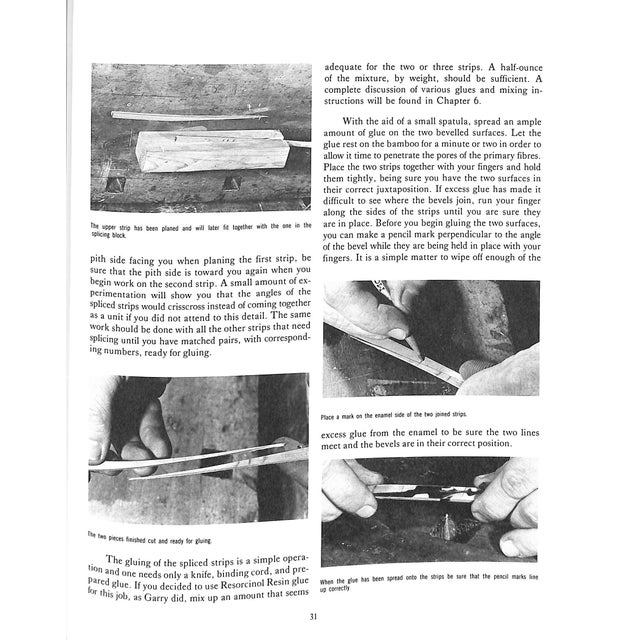 White "A Master's Guide to Building a Bamboo Fly Rod" 1997 Garrison, Everett & Carmichael, Hoagy B. (Signed) For Sale - Image 8 of 12