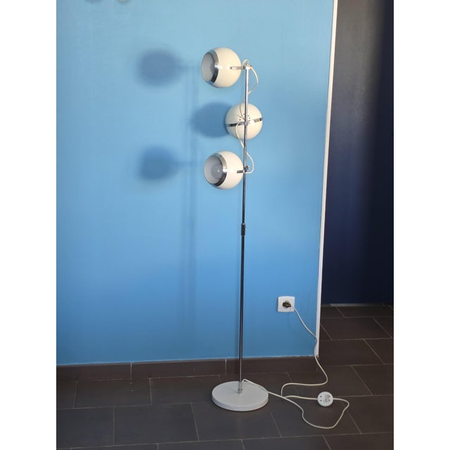 Eyeball Floor Lamp in the style of Gino Sarffati, 1970s For Sale - Image 10 of 18