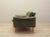 Danish Green Leather Sofa, Denmark, 1970s For Sale - Image 4 of 15