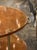 MCM Walnut and Brass Occasional Table For Sale - Image 10 of 10