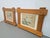 Chinese Hand-Painted Silk Artworks in Oak Frames, 1950s, Set of 2 For Sale - Image 6 of 9