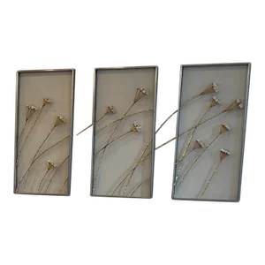 John Richard Metal and Stone Windswept Triptych