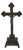 Antique Czechoslovak Neo-Gothic Cast Iron Table Crucifix, 1900s For Sale