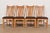 Stickley Style Mission Oak Arts & Crafts High Back Dining Chairs, Set of Four For Sale - Image 12 of 12