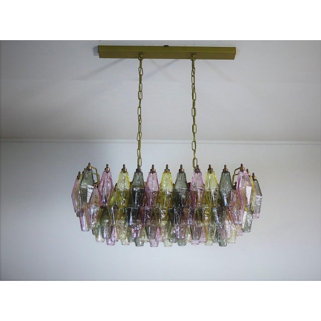 Murano Poliedri Chandelier by Carlo Scarpa, 1990 For Sale - Image 11 of 18
