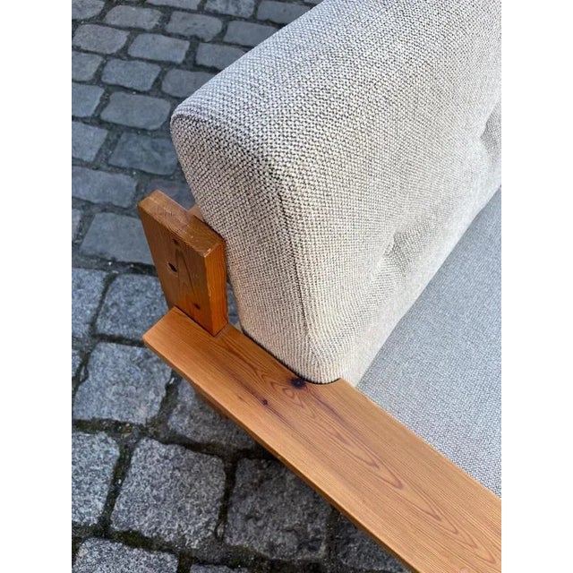 Safari Style Beige-Grey 3-Seater Sofa For Sale - Image 5 of 11