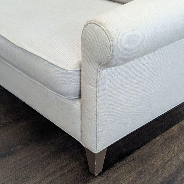 Crate & Barrel Montclair 2-Seat Sofa in Light Beige For Sale In San Francisco - Image 6 of 10