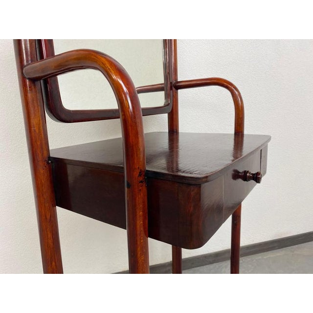 Black No. 1134 Dressing Table attributed to Josef Hoffmann for J&J Kohn, 1906 For Sale - Image 8 of 17