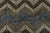 Chevron Rug 8'1'' X 10'1'' Gray Blue Wool Contemporary Hand-Knotted Carpet For Sale - Image 9 of 12