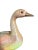 Mid 20th Century Mid Century Wood Carved Goose Decoy Brass Beak Frederick Cooper Style For Sale - Image 5 of 8
